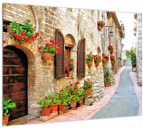 Obraz - Malebná Talianska ulička (70x50 cm)