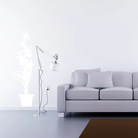 Sablio Samolepka na stenu: Květina - 19x60 cm