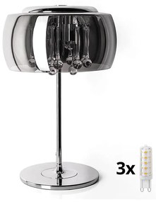Brilagi - LED Krištáľová stolná lampa JEWEL 3xG9/42W/230V