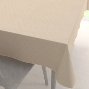 Biante Teflónový obdĺžnikový obrus TF-085 Obdĺžničky na béžovom 140x200 cm
