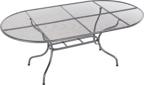 DEOKORK Kovový stôl oválny 190 x 105 cm