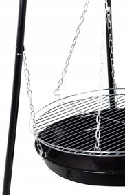 Záhradný gril Záhradný krbový gril s trojnožkovým roštom