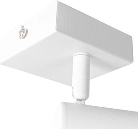 Inteligentný reflektor biely nastaviteľný štvorcový vrátane Wifi GU10 50mm - Jeana