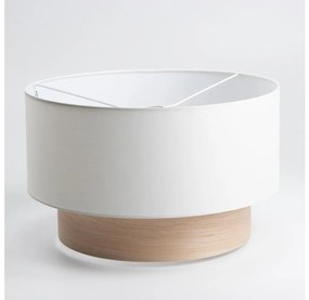 Univerzálne tienidlo KERIA, priemer 50 cm, biela/hnedá