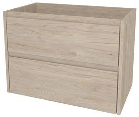 Mereo Opto, kúpeľňová skrinka 81 cm, Multidecor, Light Rock Hickory, MER-CN991SLRH1