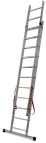 Hliníkový rebrík dvojelementový 11-stupňový 150kg Master line