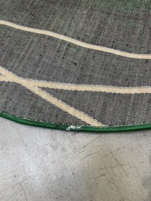 POŠKODENÝ Kusový koberec Emerald 1022 green and gold kruh, 120x120 (priemer) kruh, zelená, obývacia izba, Dywany Łuszczów