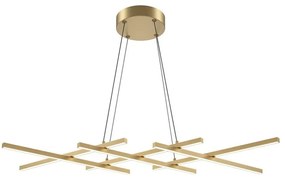 Maytoni MOD244PL-L50BSK - Závesný LED luster HALO LED/40W/230V zlatý