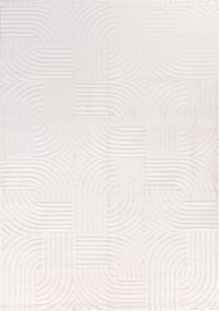 Ayyildiz, Kusový koberec Sahara 1112 Cream, 240x340, biela, obývacia izba