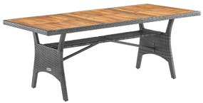 InternetovaZahrada - Ratanový stôl Takeo 190x90x75cm - agát