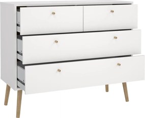 Komoda Boazy 98 cm bílá