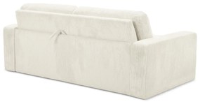 Béžová menčestrová rozkladacia pohovka 195 cm Nona – Makamii