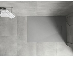 Mexen Hugo, SMC obdĺžniková sprchová vanička 130 x 70 cm, šedá, 42617013