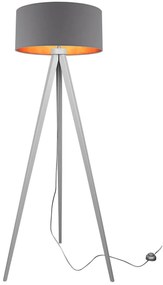 Stojacia lampa Shade, 1x textilné tienidlo (výber zo 4 farieb), (výber z 5 farieb konštrukcie), (fi 44cm), g