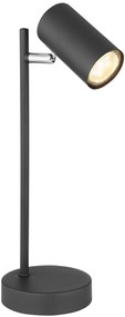 GLOBO ROBBY flexibilná stolná LED lampa, 1xGU10, 5W, čierna