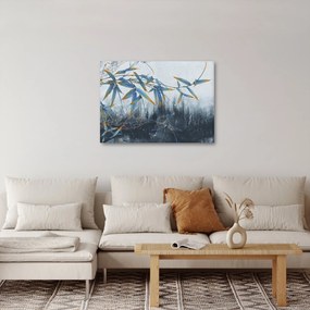Obraz - Bambus na stene (70x50 cm)