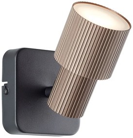 Brilliant - LED Nástenné bodové svietidlo CADIZ 1xGU10/5W/230V bronzová