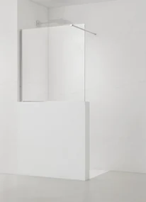 Sprchová zástěna SAT Walk-in 120x100 cm na nižšiu priečku SATBWIS120PR