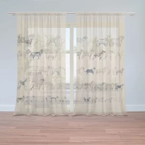 Sablio Záclony Plemená psov: 2ks 150x250cm