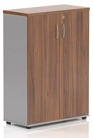 Stredná skriňa Visio LUX 80 x 38,5 x 113 cm, orech