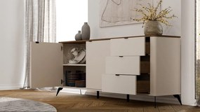 Komoda CORDOBA 2D3S kašmír/dub Castello