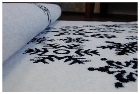 Kusový koberec Vianočný stromček krémový 100x170cm