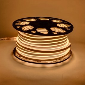 DECOLED Dvoustranný LED Neon, teple bílá, IP44, 50 m