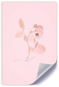 Gario Plagát Pastelová vetvička Farba rámu: Bez rámu, Veľkosť: 30 x 45 cm
