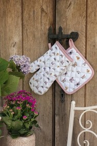 Balvnená chňapka rukavice s motýlikmi Butterfly Paradise - 18*30 cm