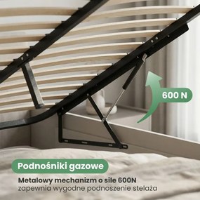 Zdvíhací kovový rošt do postele PLUS 160x200 cm