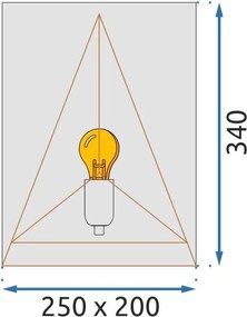 Toolight Toolight, nástenné svietidlo 1xE27 APP1095-1W, čierna, OSW-04411
