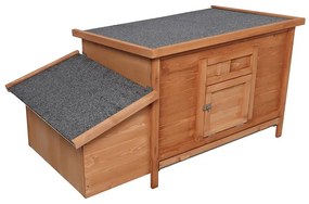 Kurník Avenberg HANK 120 x 60 x 60 cm (hnedý)
