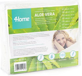 4Home Aloe Vera Nepriepustný chránič matraca s lemom, 160 x 200 cm + 30 cm, 160 x 200 cm
