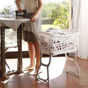 BAMA Kôš na bielizeň STAND UP, farba sivá