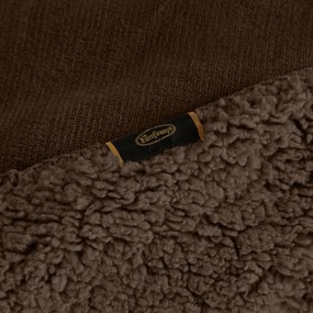 BUKLÉ DEKA TEDY 150X200 CM TMAVOHNEDÁ
