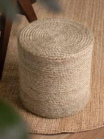 Hanse Home Sedací vak LOOMA POUF 106235 Beige/Grey - 40x40 cm
