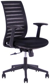 SEGO Kancelárska stolička STRIP čalúnenie BASIC čierna