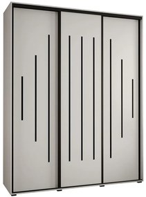 Skriňa 45 Canaris 12 190 biela/čierna