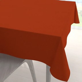 Biante Veľký dekoračný štvorcový obrus BKU-105 Tehlovo červený 250x250 cm