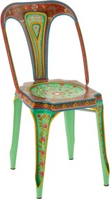 Farebná kovová stolička Mumbai iron - 53*40*81 cm