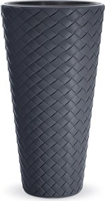 Plastový kvetináč DPMT300 30 cm - antracit