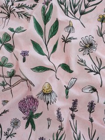 Bavlnená obliečka na vankúš Renforcé 40 × 60 cm – Herbár staroružový