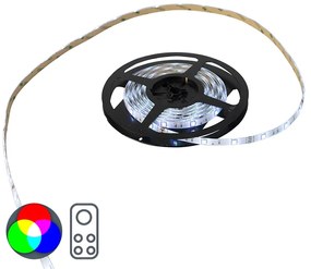 Flexibilný LED pásik 5 metrov viacfarebný RGB - Teania