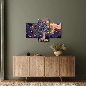 Obraz – Fialový strom plný energie (90x60 cm)