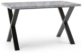 Rozkladací jedálenský stôl ARTEM šedý betón Rozmer stola: 140/240x80cm