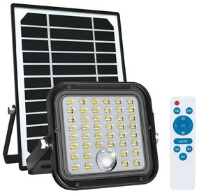 Kobi Vonkajší solárny reflektor so senzorom LED/10W/3,7V 4000K IP65 + DO KB0285