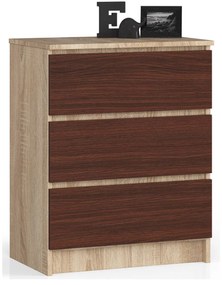 Komoda Kalista II (dub sonoma + wenge). Akcia -13%. Vlastná spoľahlivá doprava až k Vám domov. 1069022