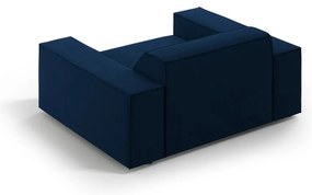 Tmavomodré zamatové kreslo Jodie – Micadoni Home