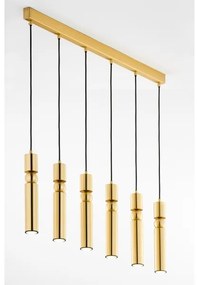 Jupiter 2011 - Luster na lanku ALAS 6xGU10/10W/230V zlatá