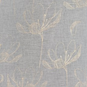 ZÁCLONA NA KRÚŽKOCH AMALIA 140X250 CM VZOROVANÁ